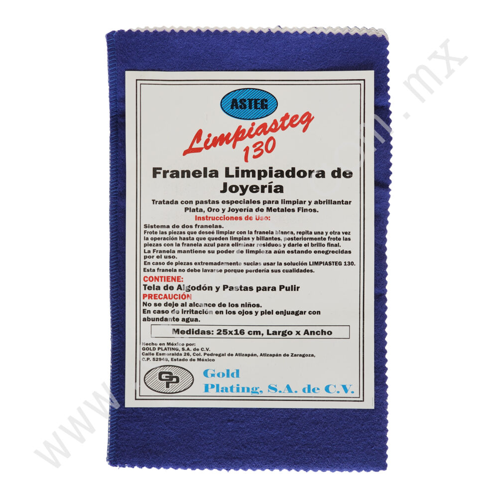 Franela Para Limpiar Joyería El Crisol