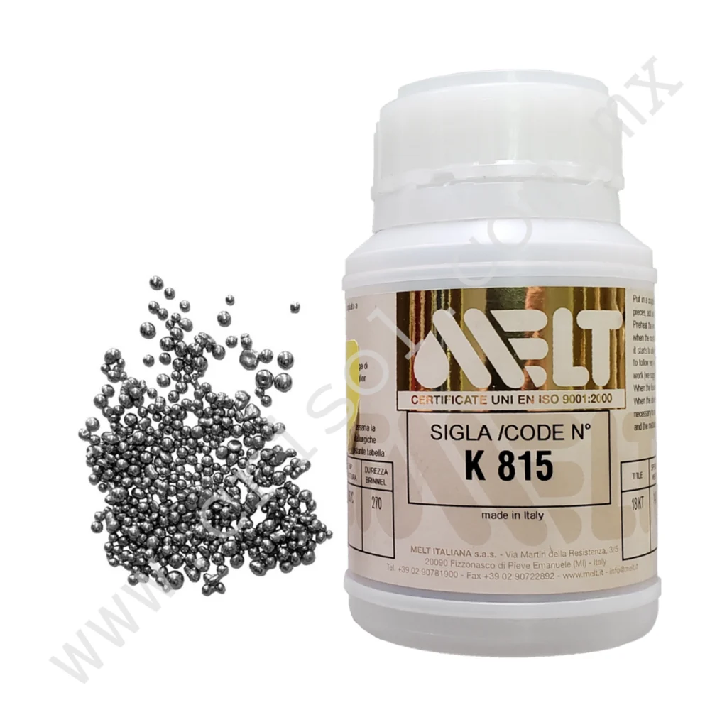 Liga Blanca para Laminar Oro Blanco Exclusiva 18K – K815 italiana