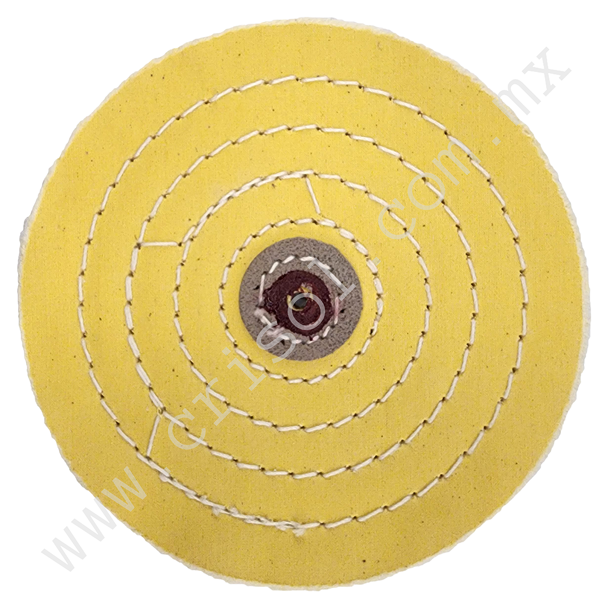 Rueda Amarilla para Pulido 6" x 50 Capas – Acabado Profesional