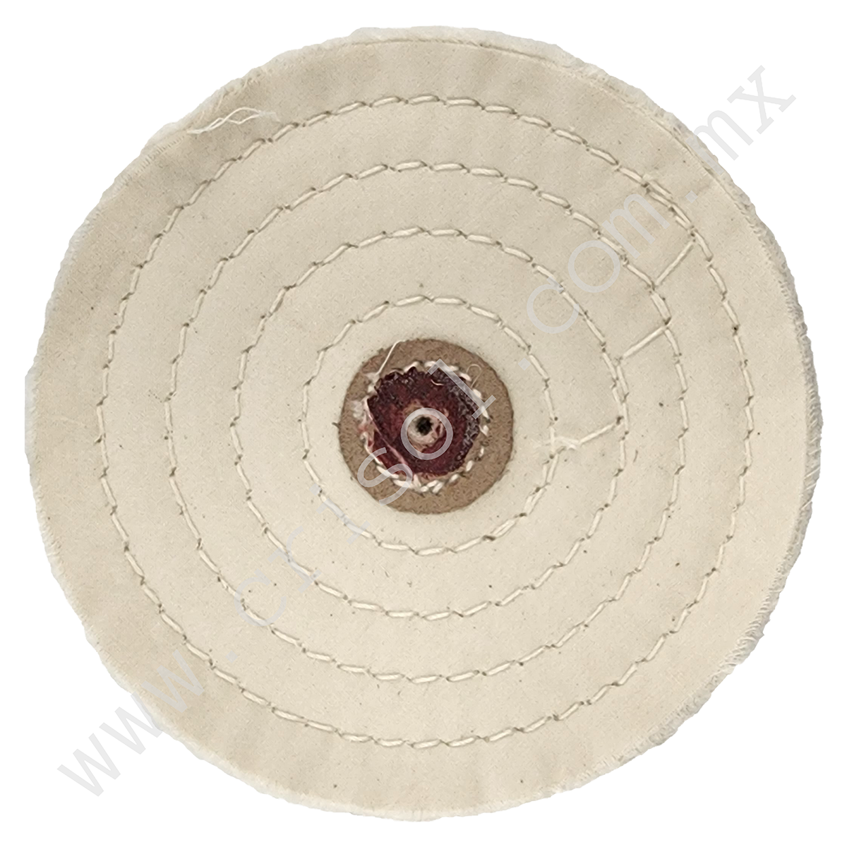 Rueda Blanca para Lustrar 6" x 50 – Brillo Profesional