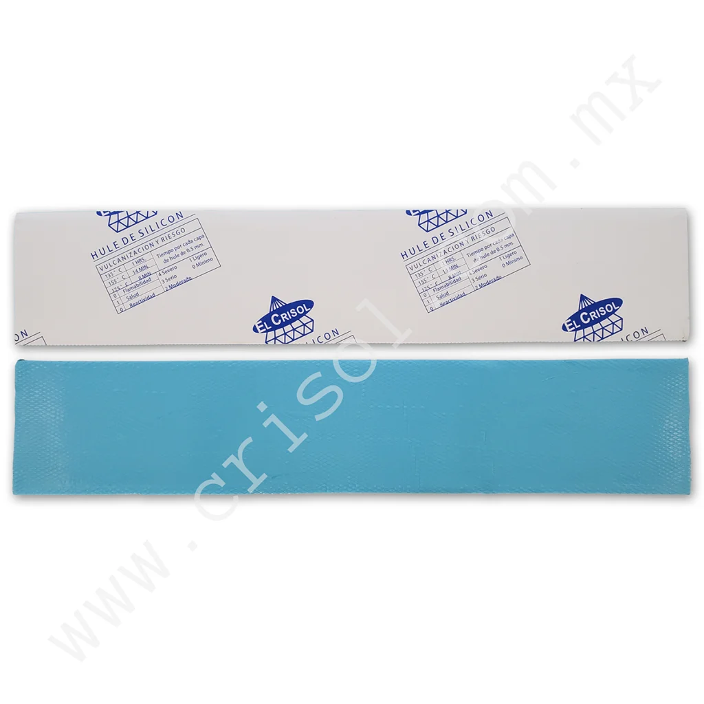Caja de 10 Tiras de Silicón Azul para Vulcanizado – 2.1 kg