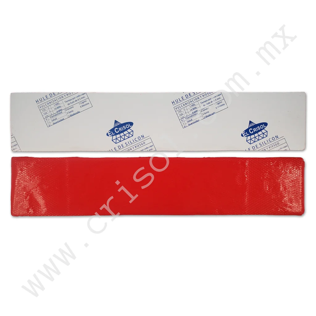 Caja de 10 Tiras de Silicón Rojo para Vulcanizado – 2.1 kg