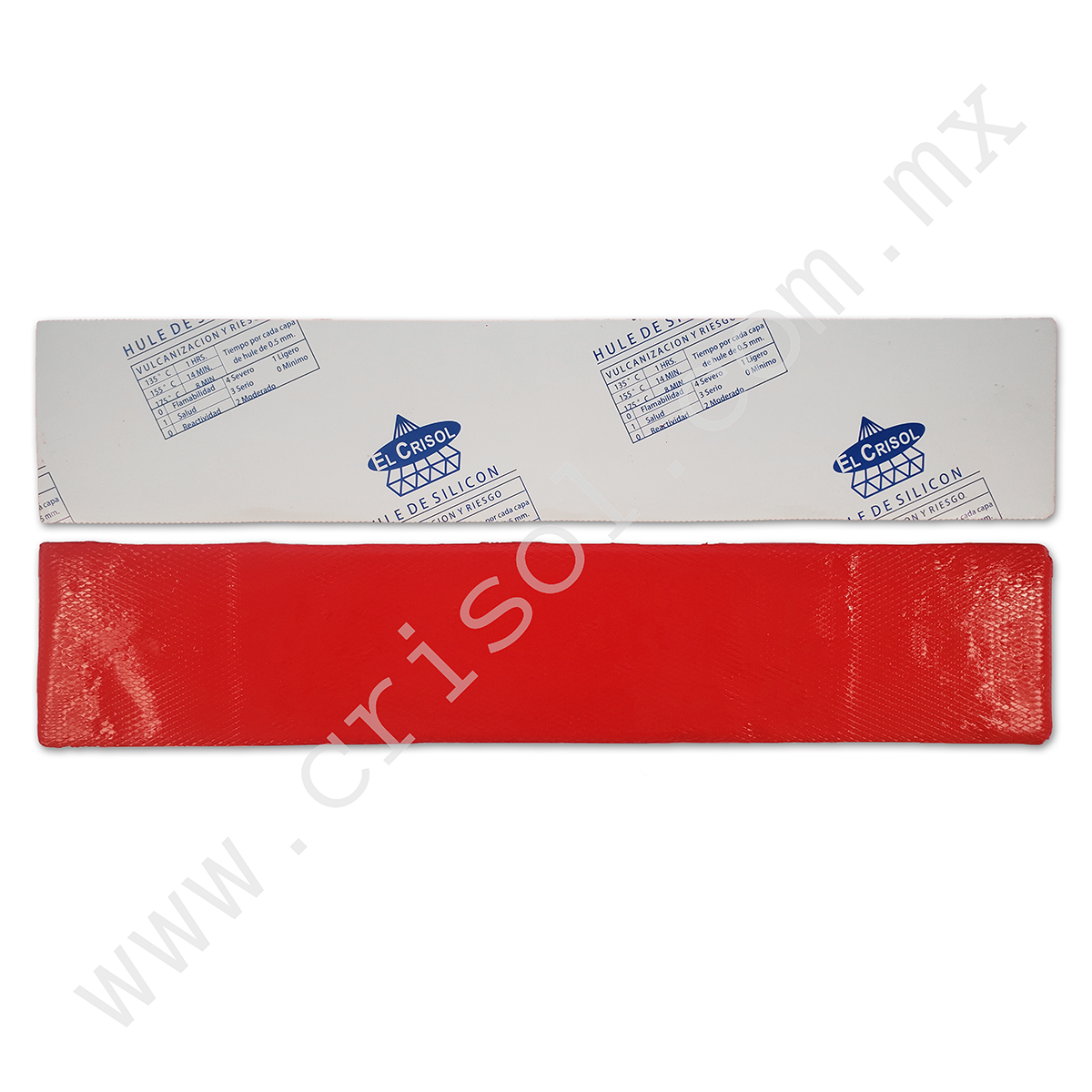 Caja de 10 Tiras de Silicón Rojo para Vulcanizado – 2.1 kg