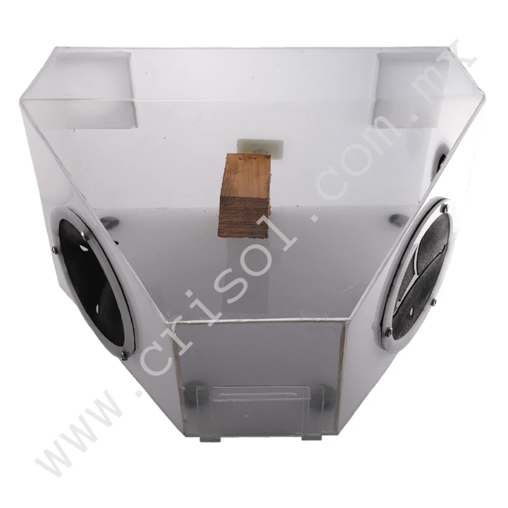Tolva Caja de Acrílico para Diamantar y Lijar Joyería – Protección y Precisión