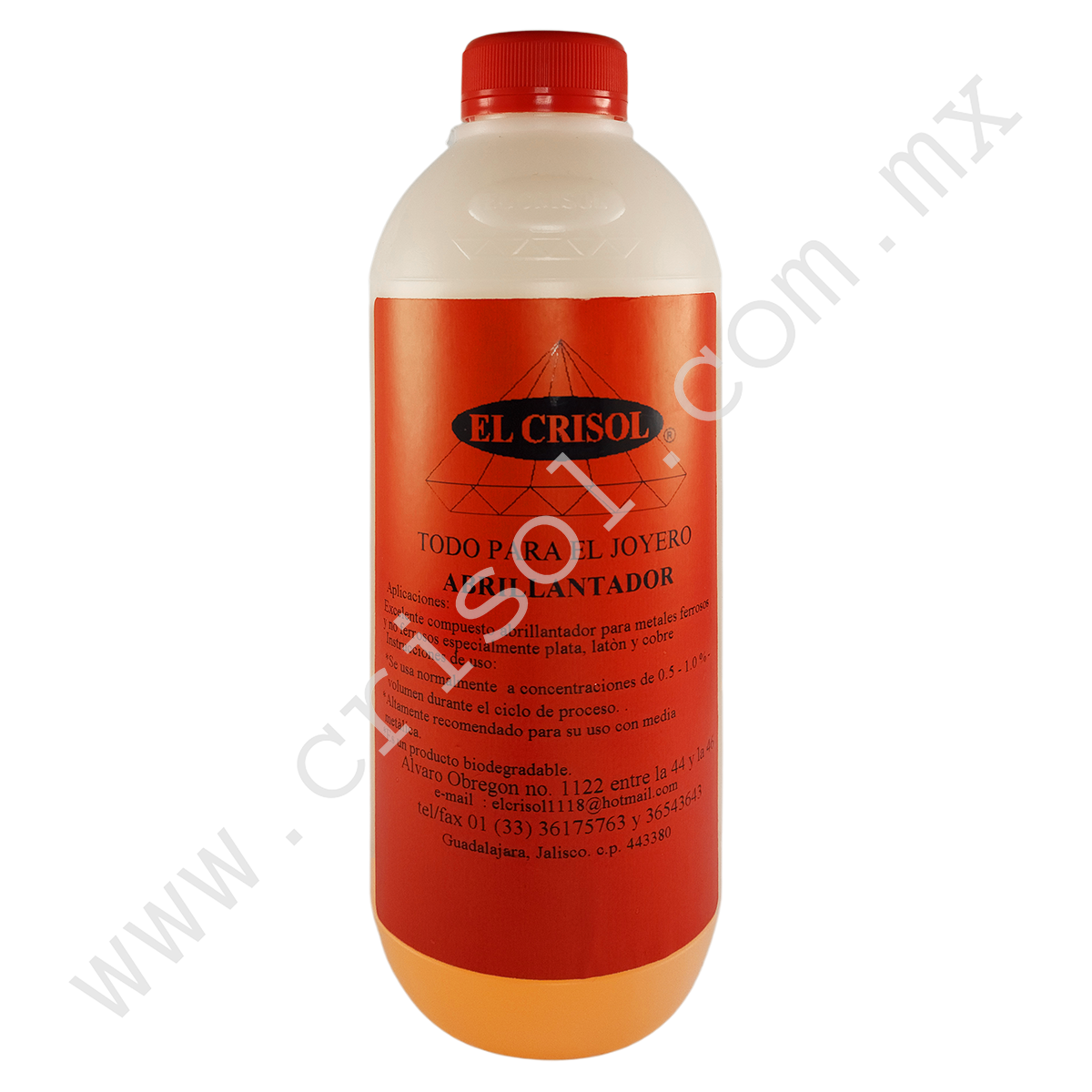 Abrillantador Naranja de Alto Desempeño – Para Tómbola y Barril Giratorio