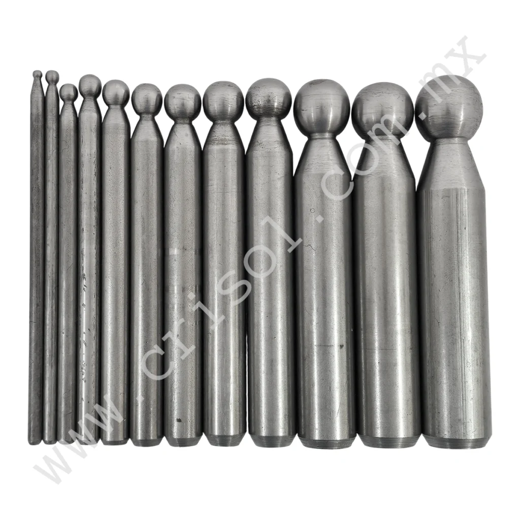 Juego de Embutidores para Joyería de 12 Piezas – Diámetros de 2.15 cm a 0.3 cm