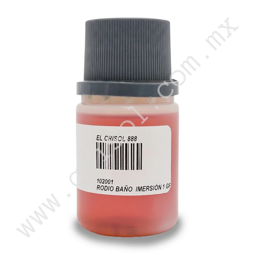 Rodio para Baño de Inmersión (1 g) – Acabado Espejo de Alta Calidad