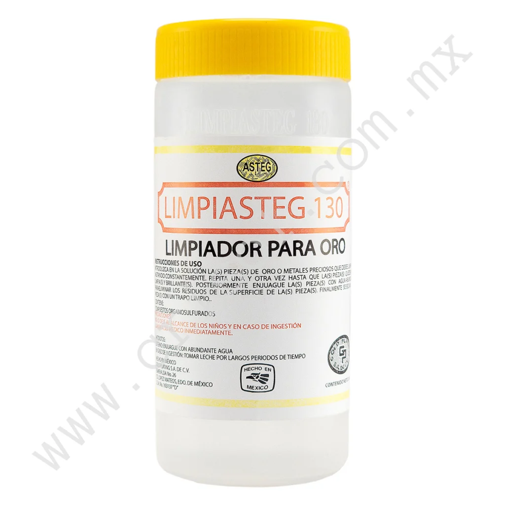 Limpiasteg Oro – Líquido Limpiador para Joyería de Oro (240 ml)